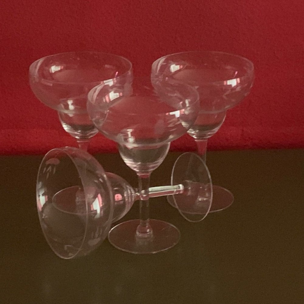 Princess House Crystal Margarita Glasses